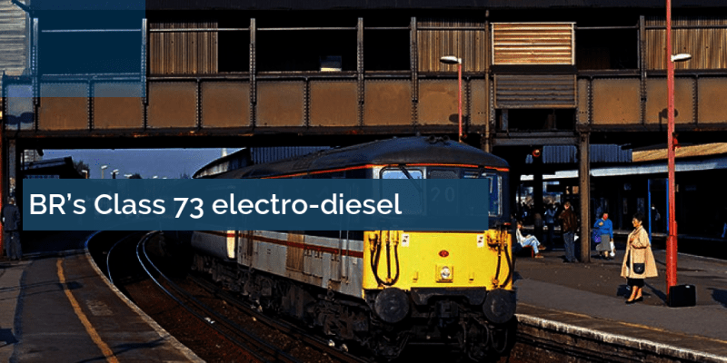 Class 73 Electro Diesel - Sunset Patterns - Elegant Retina Collection