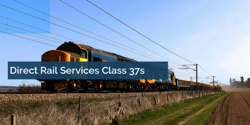 Class 37 Direct Rail Services - Premium Dark Picture - Mobile