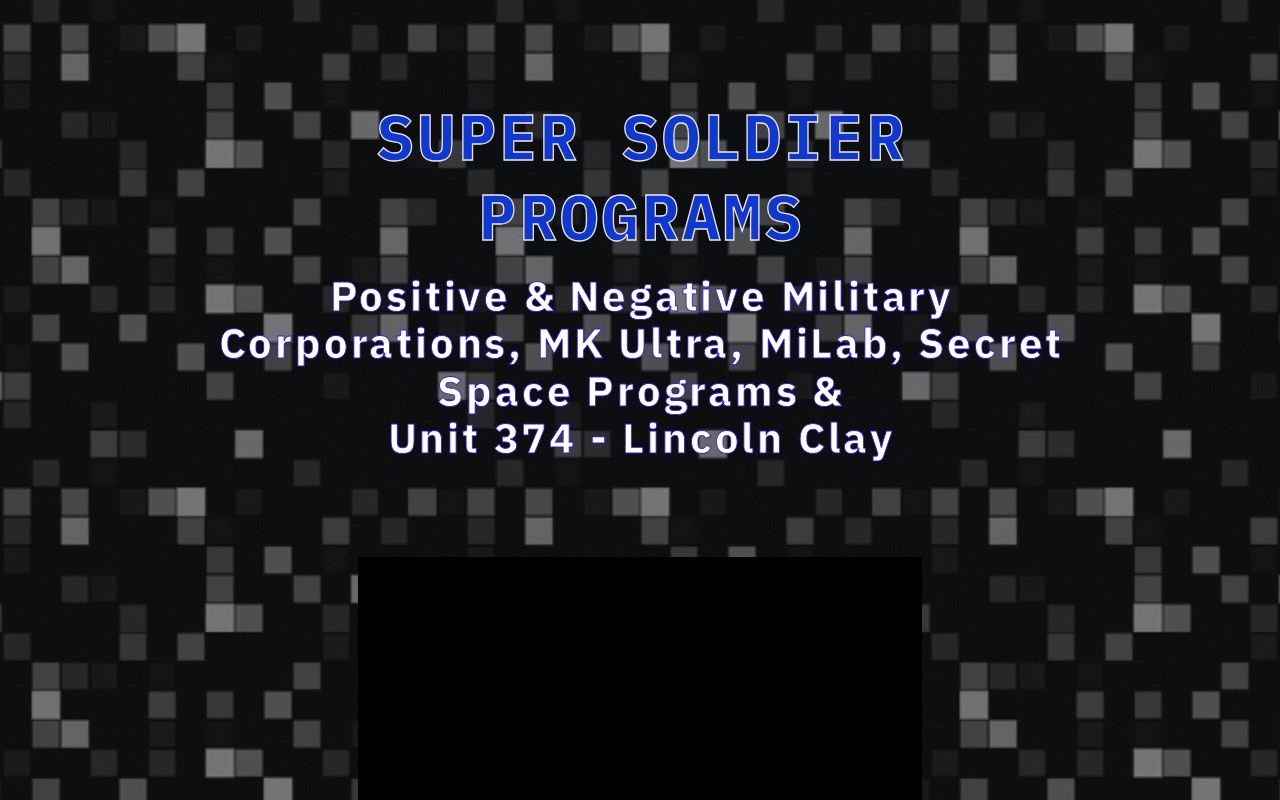 Super Soldier Programs