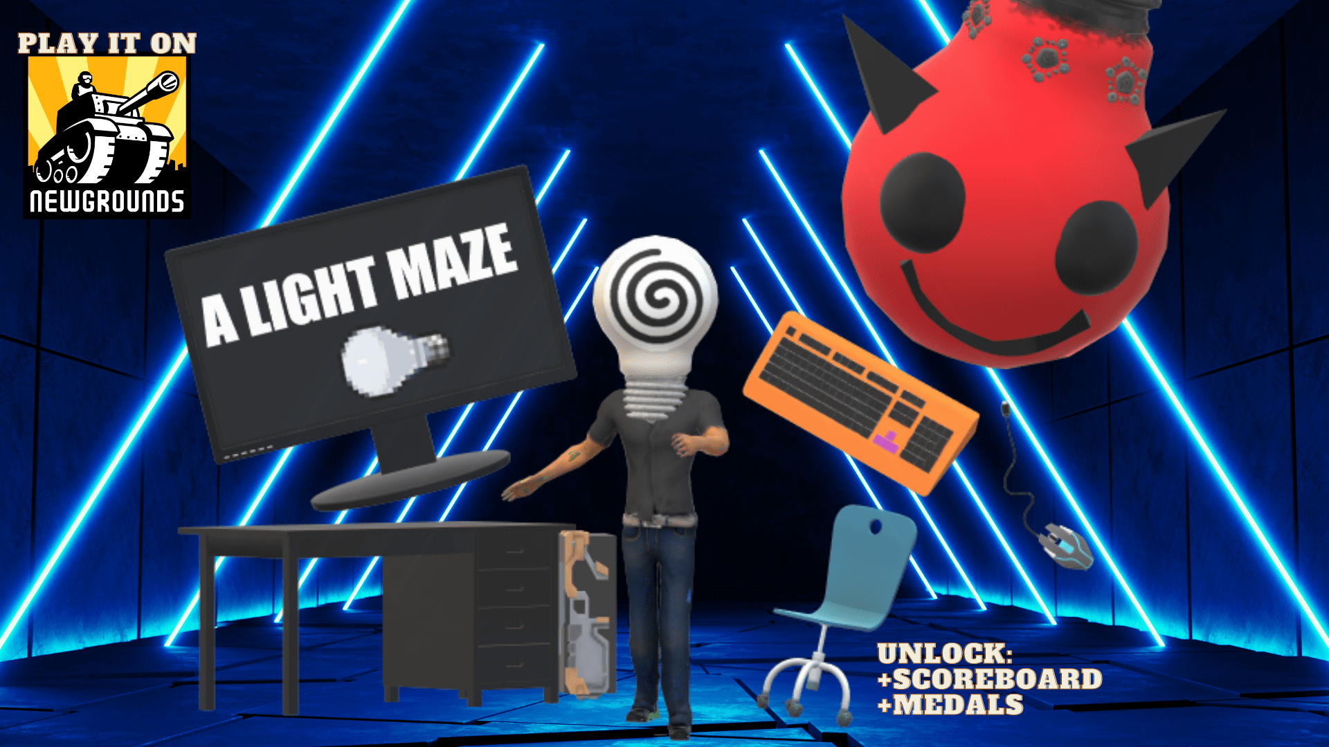 Click to learn more about the web game "A Light Maze: Beezlebulbs Gambit"