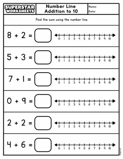 First grade addition worksheets