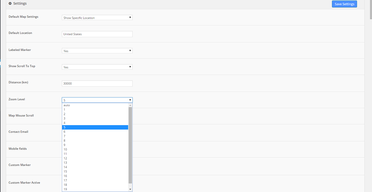 How to change map zoom level?
