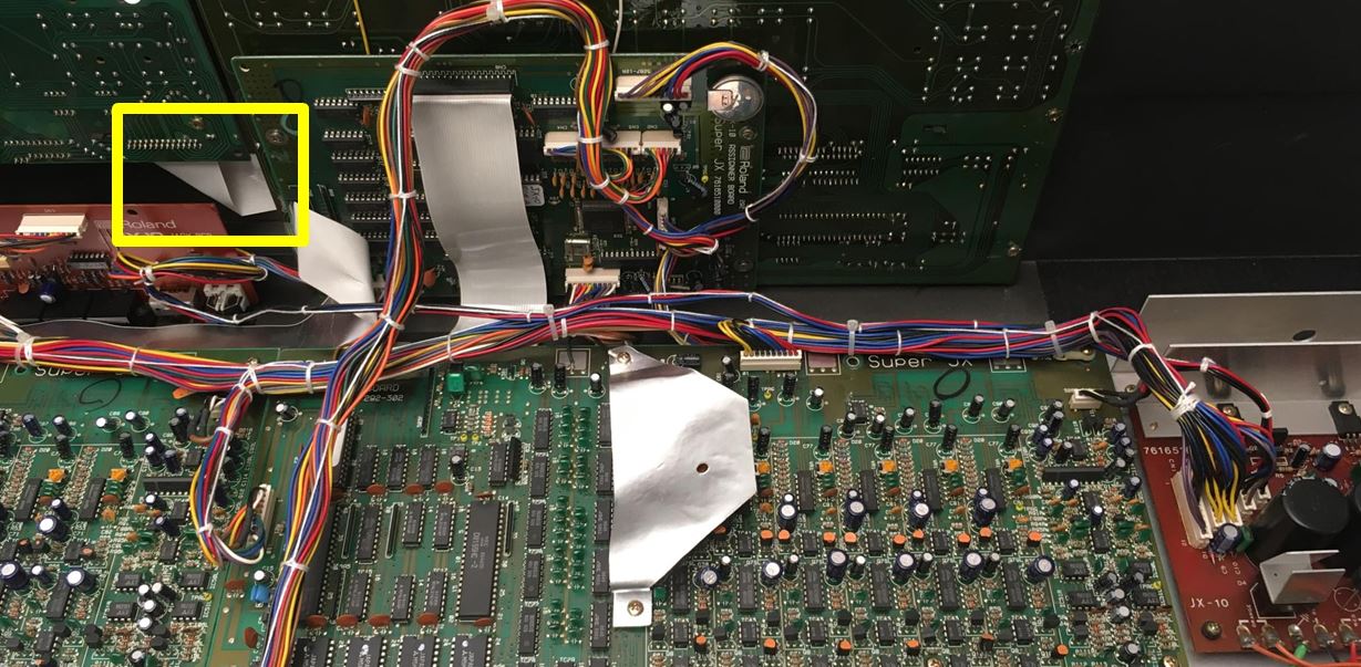 JX10 Switch Board Flat Cable Replacement | Super Synth Projects