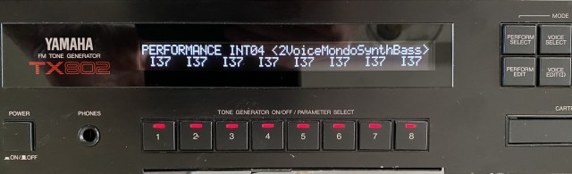 Yamaha TX802 OLED Display | Super Synth Projects