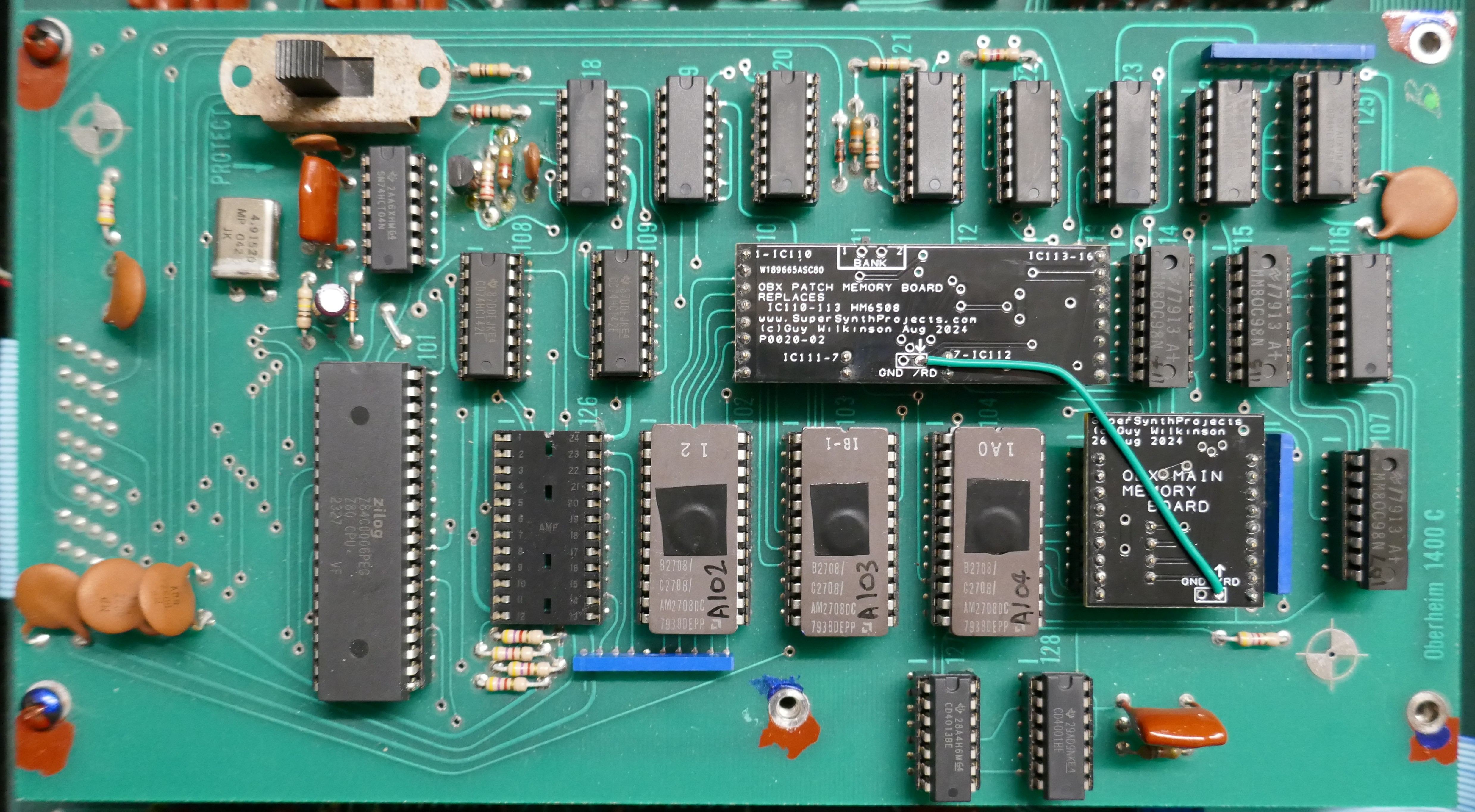 Oberheim OB-X Refurbishment – Super Synth Projects