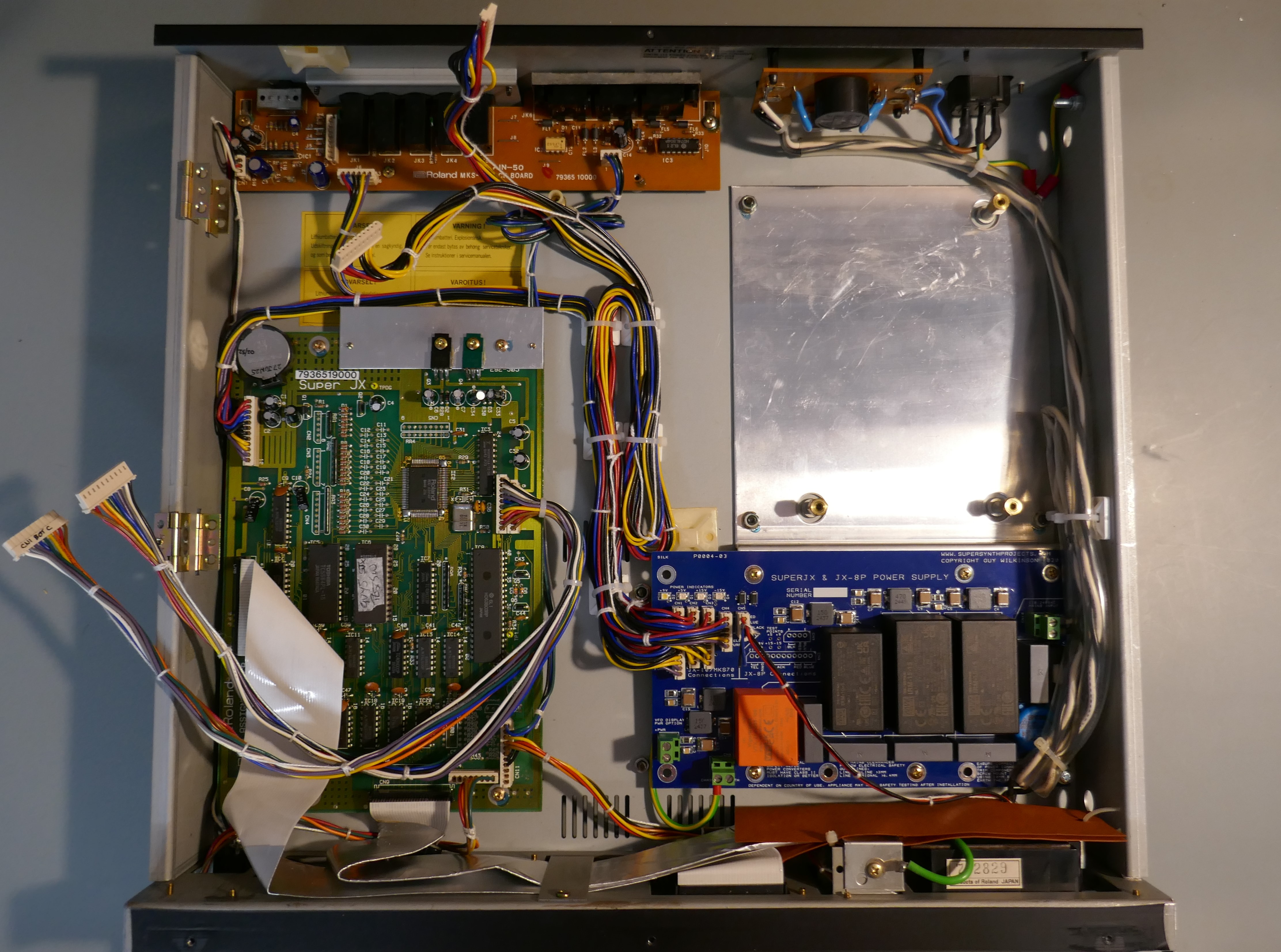 Replacement JX-10/MKS70/JX-8P Power Supply – Super Synth Projects