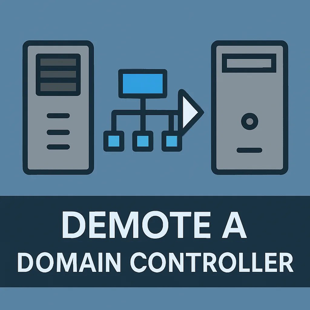 How to demote a domain controller