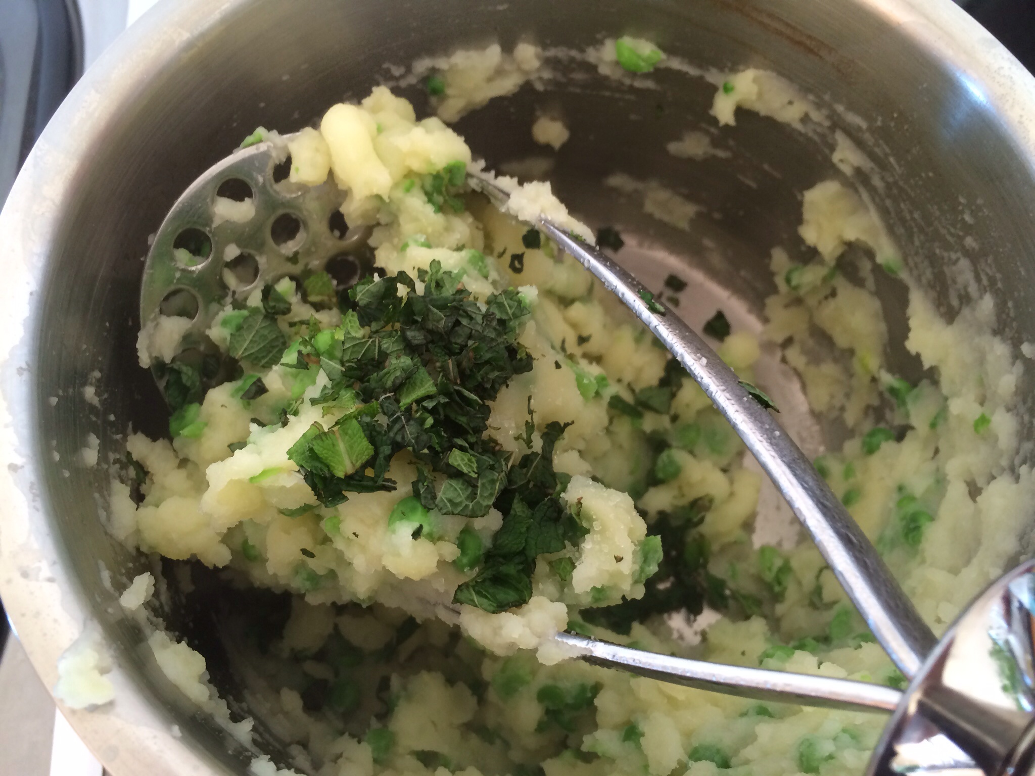 Mushy pea mash