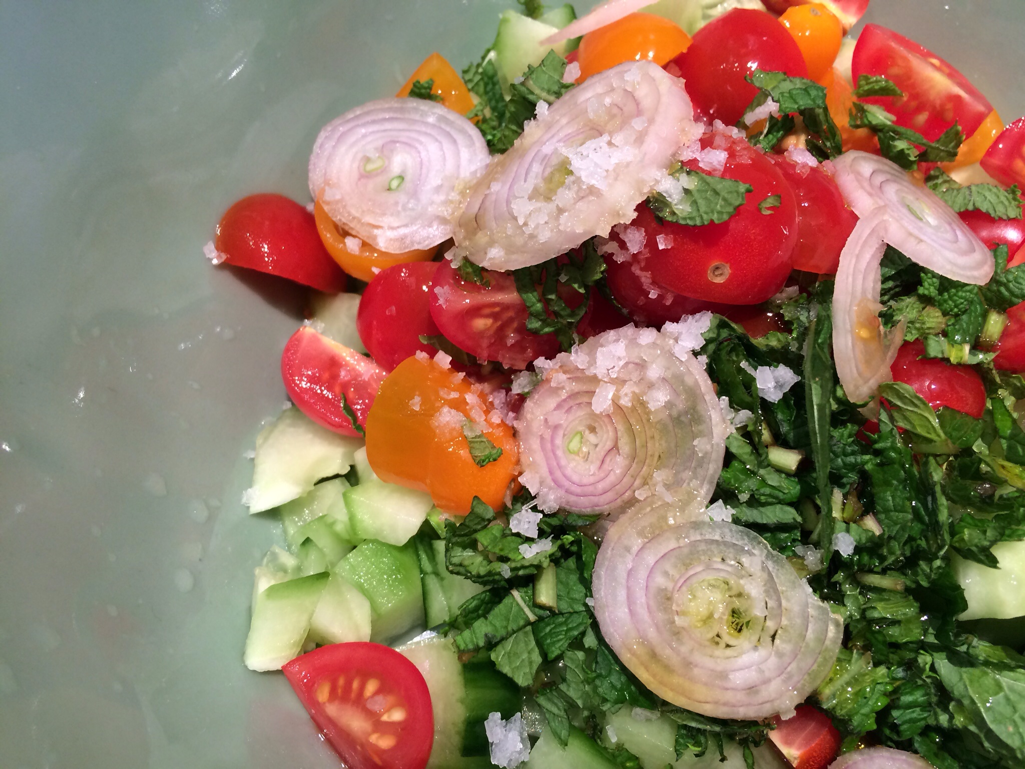 Moroccan cucumber salad