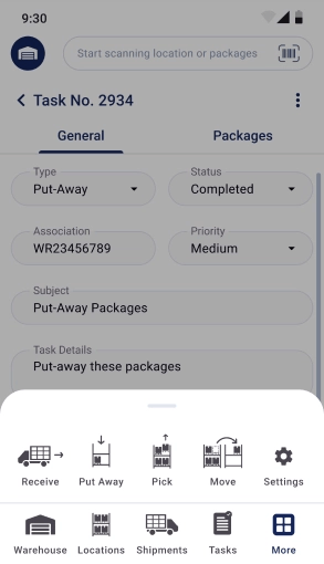 Quickly Perform Warehouse Tasks