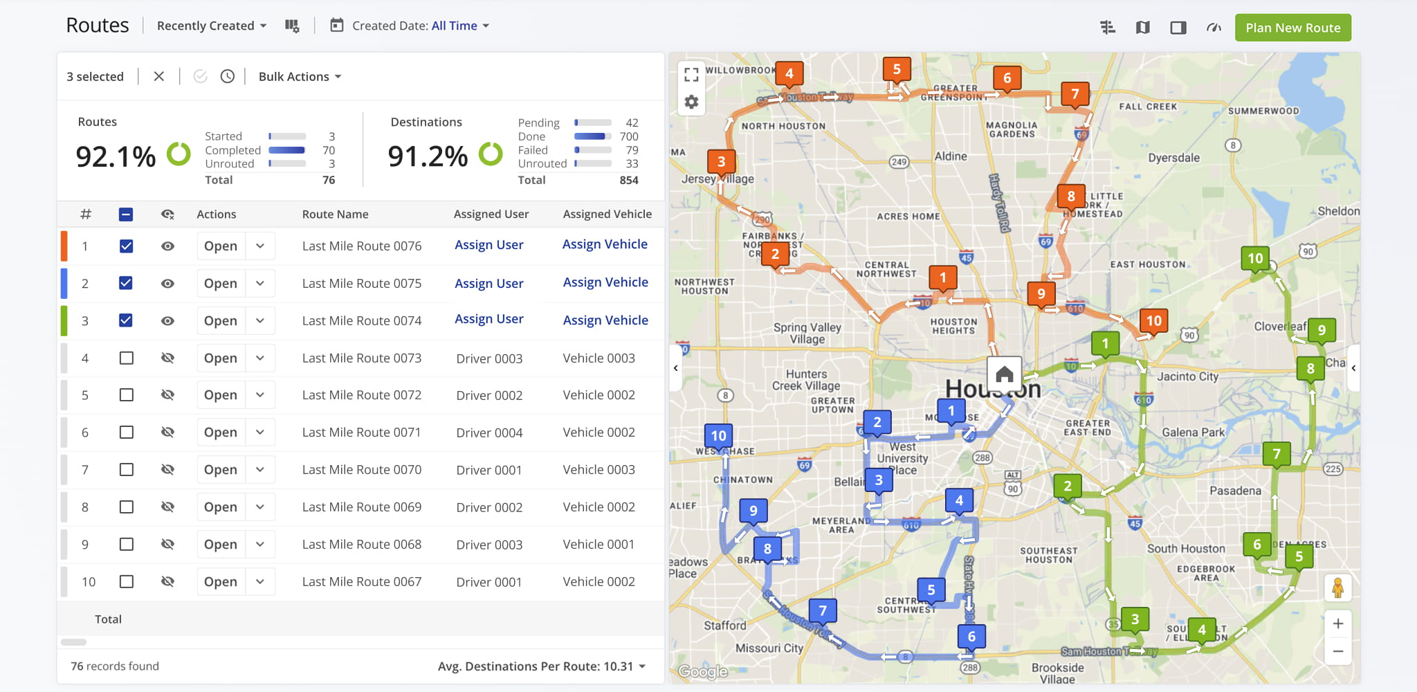 Bulk Route Management Edit Manage Multiple Routes At Scale Fdddda22 Multiple Routes Map 