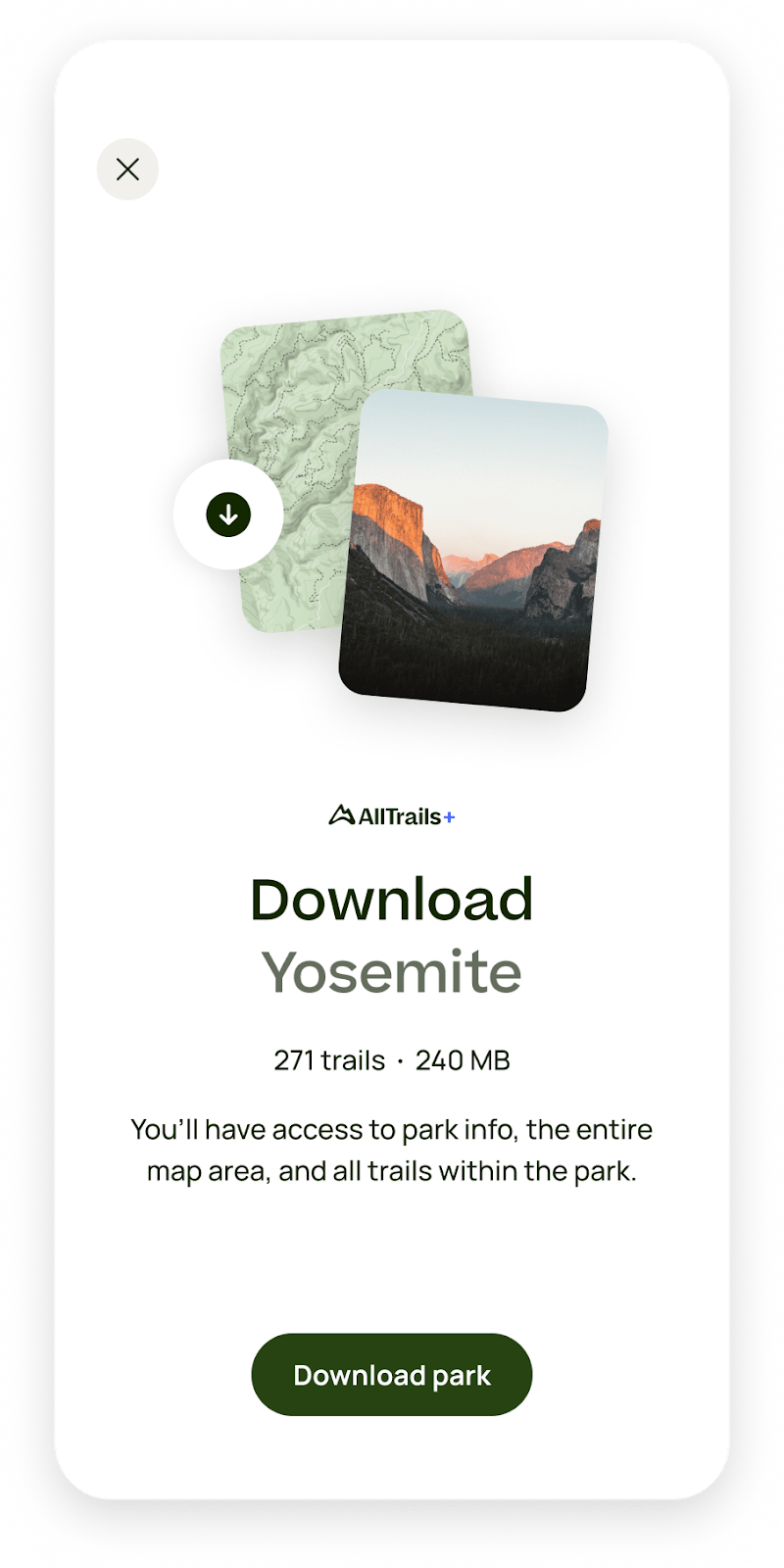 Downloading Parks For Offline Use AllTrails Help