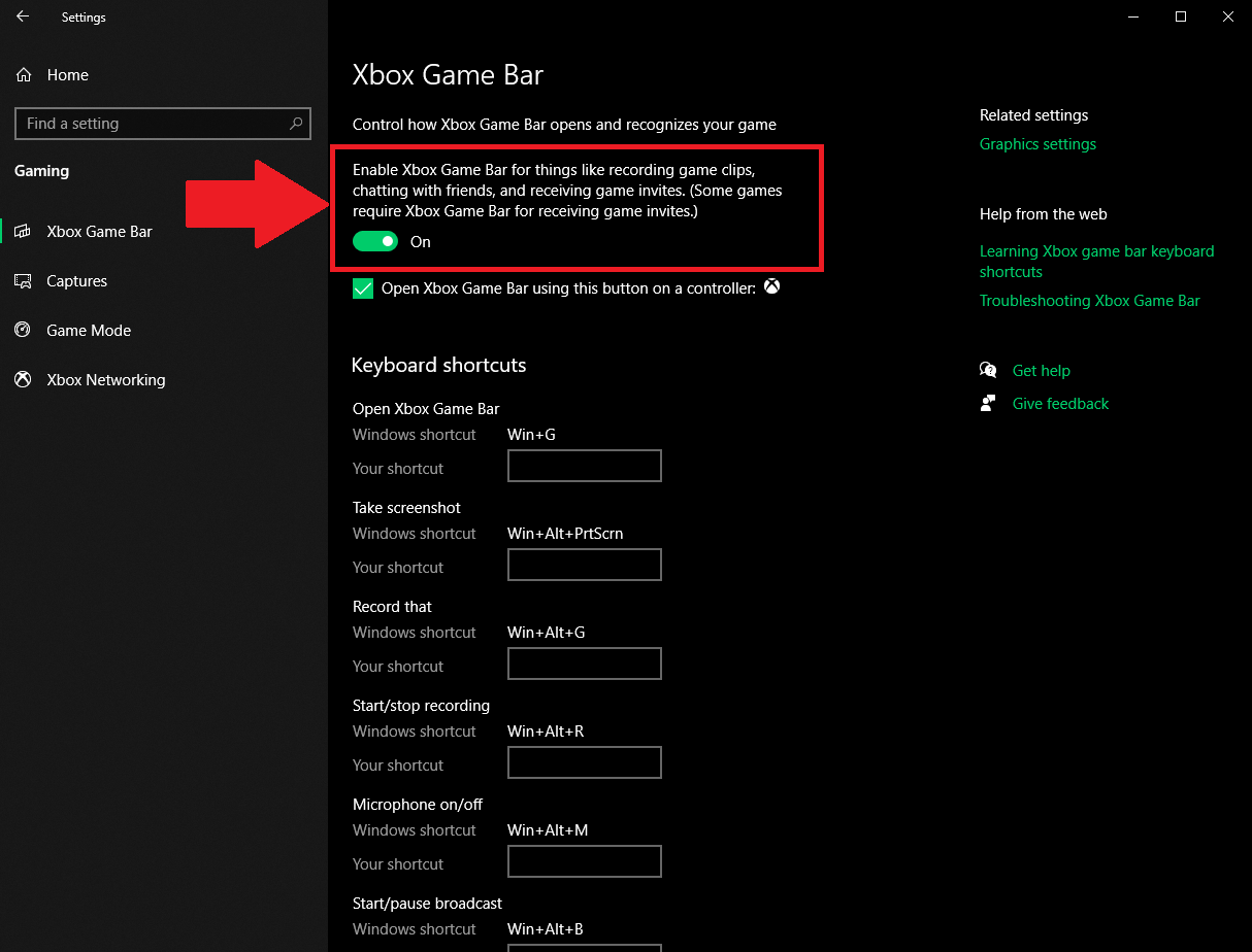 Record That Feature On Xbox Game Bar Not Working For Microsoft Munity Right-click on it and select App settings. Record That Feature On Xbox Game Bar Not Working For Microsoft Munity Xbox Game Bar works with most PC games giving you instant access to wid.