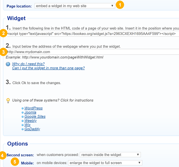 Log in with google log in with facebook log in with apple. Integration In A Jimdo Website Bookeo