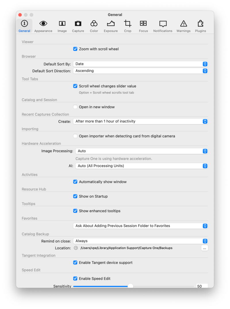 Capture One Preferences Settings The General Tab Home - Modern City Design - 8K