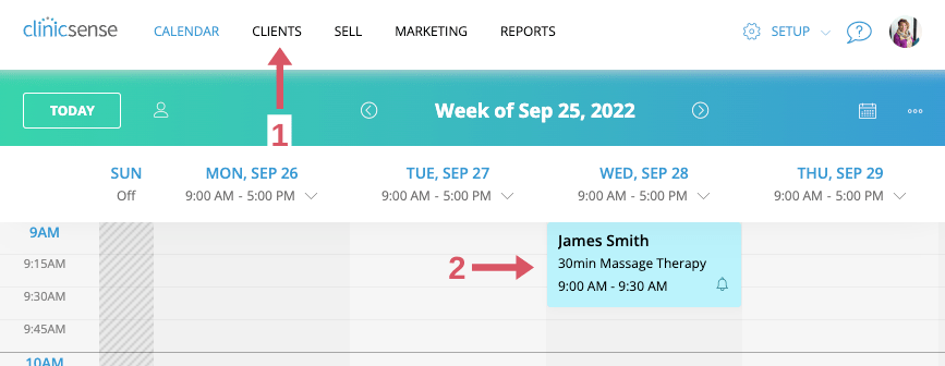 Cancel an appointment