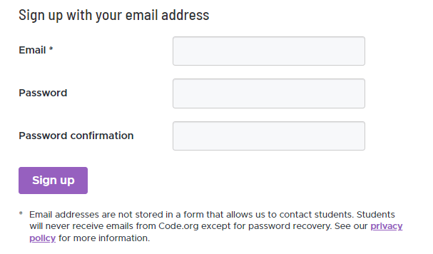 Student Account Creation Personal Emails And Passwords Code Org - Ultra HD Dark Photos for Desktop