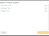 Setting Up Sections With Clever Sync Code Org