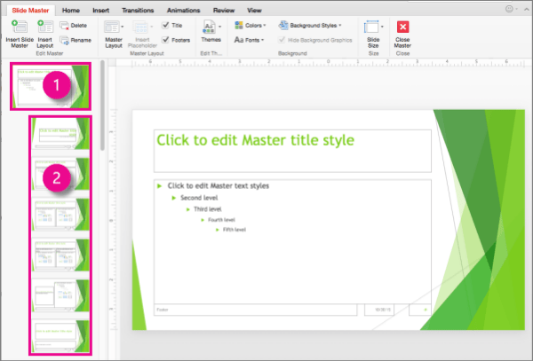 Microsoft office tutorials: slide masters in powerpoint 2016 for mac