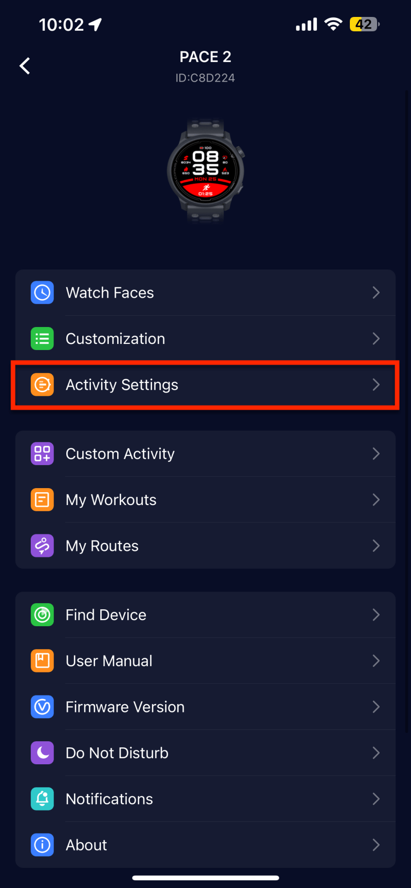 Customize Activity Data Pages Coros Help Center - Ocean Textures - Professional Desktop Collection