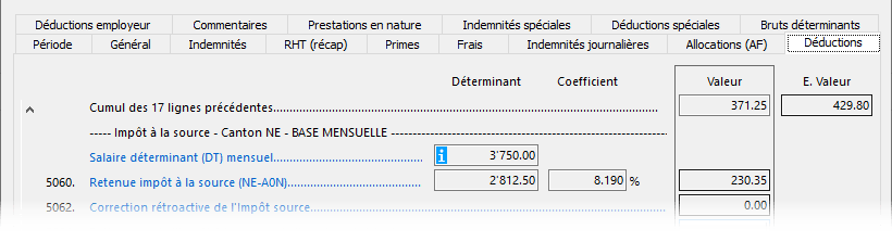 Cette procédure consiste à saisir les sommes d' . Calcul De L Impot A La Source Cresus Salaires Support Cresus