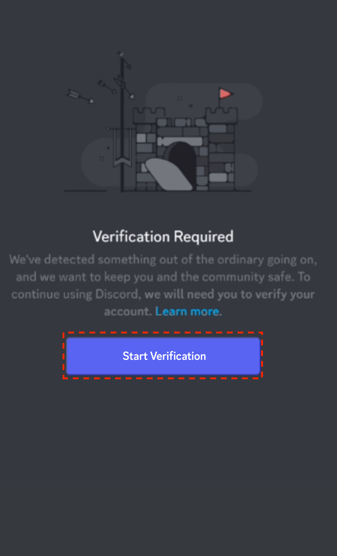 Discord verify member button meaning & usage instructions