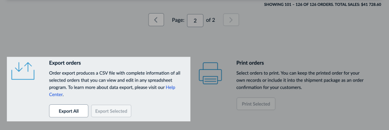 Exporting Orders Ecwid Help Center - High Quality Vintage Design - HD