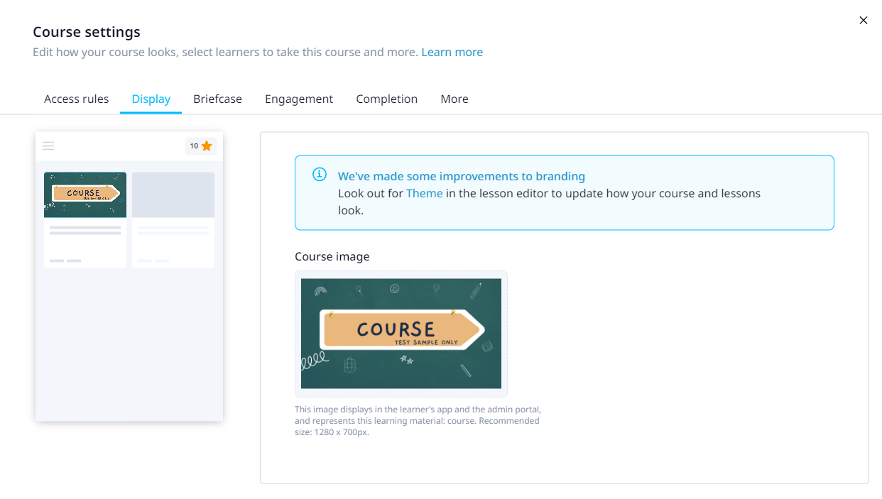 New Course Settings - Landscape Pattern Collection - High Resolution Quality