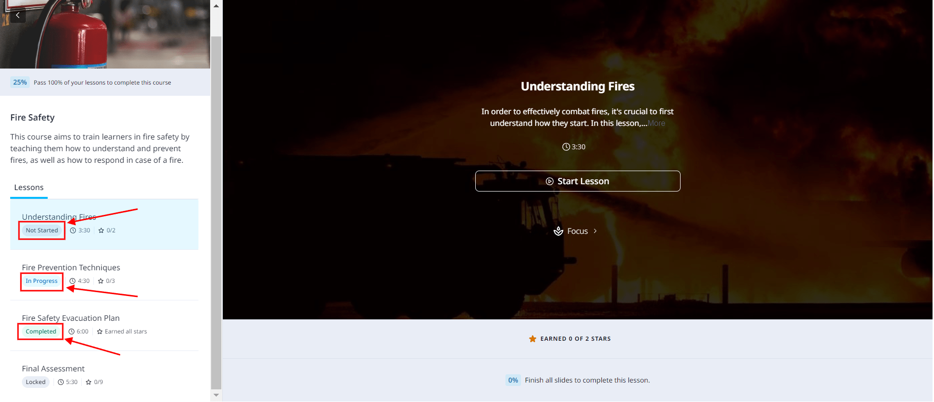 Learner Course Home Screen - Classic Sunset Photo - HD