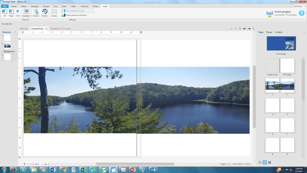 Understanding layouts: standard vs. standard layflat pages