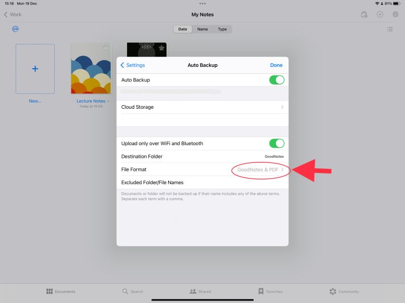 Backing Up My Audio Recordings Goodnotes Support - Abstract Patterns - Creative Ultra HD Collection