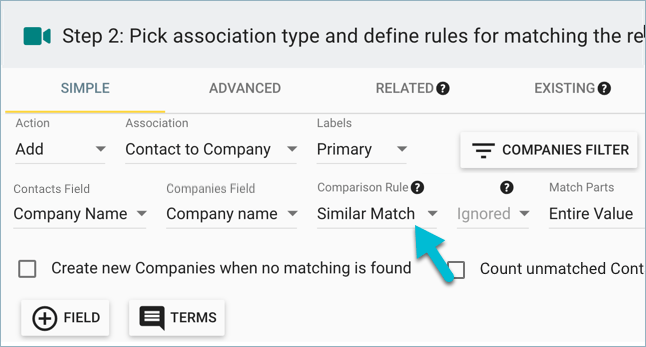 Lead to account matching and association best practices