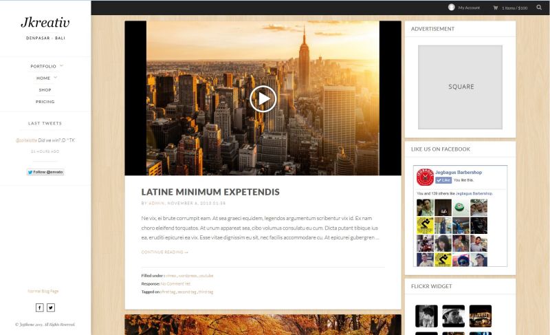 Blog Layout Jegtheme Support Documentation - Light Design Collection - HD Quality
