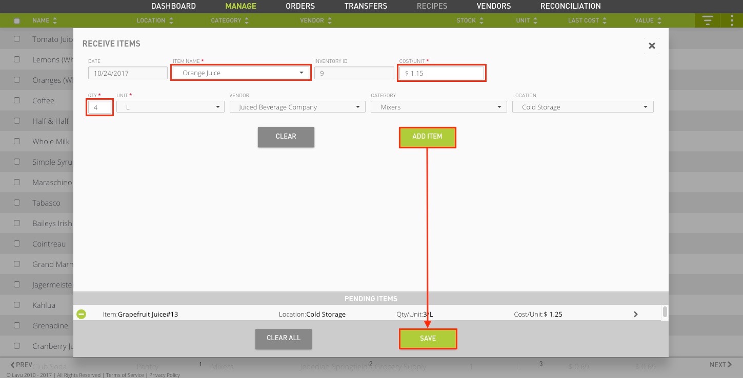 Inventory Manage Tab - Minimal Backgrounds - Creative 4K Collection