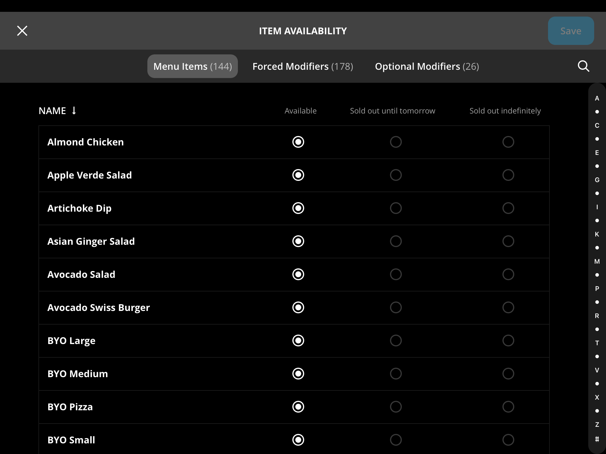 Manage Item Availability - Sunset Patterns - Classic 4K Collection