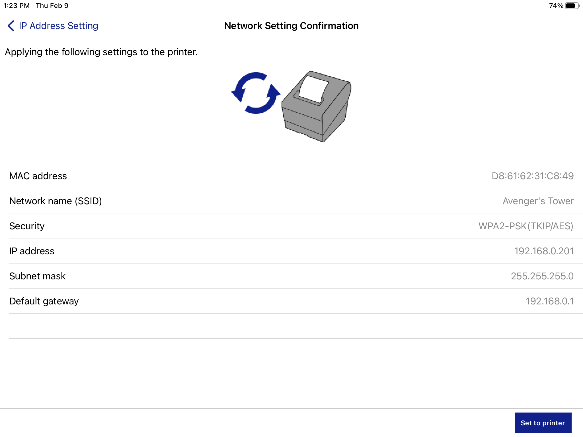 Epson Wireless Printer Setup Using Epson Tm Utility App - Best Nature Designs in Retina