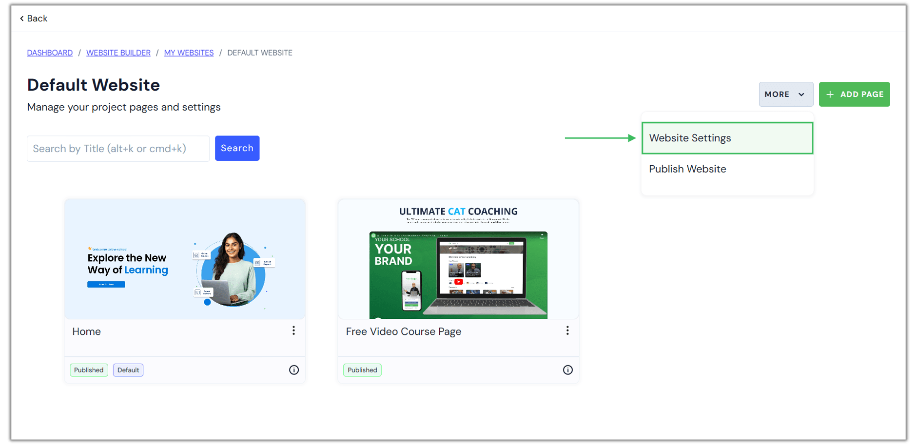 New Website Builder Overview - Landscape Illustrations - Modern Desktop Collection