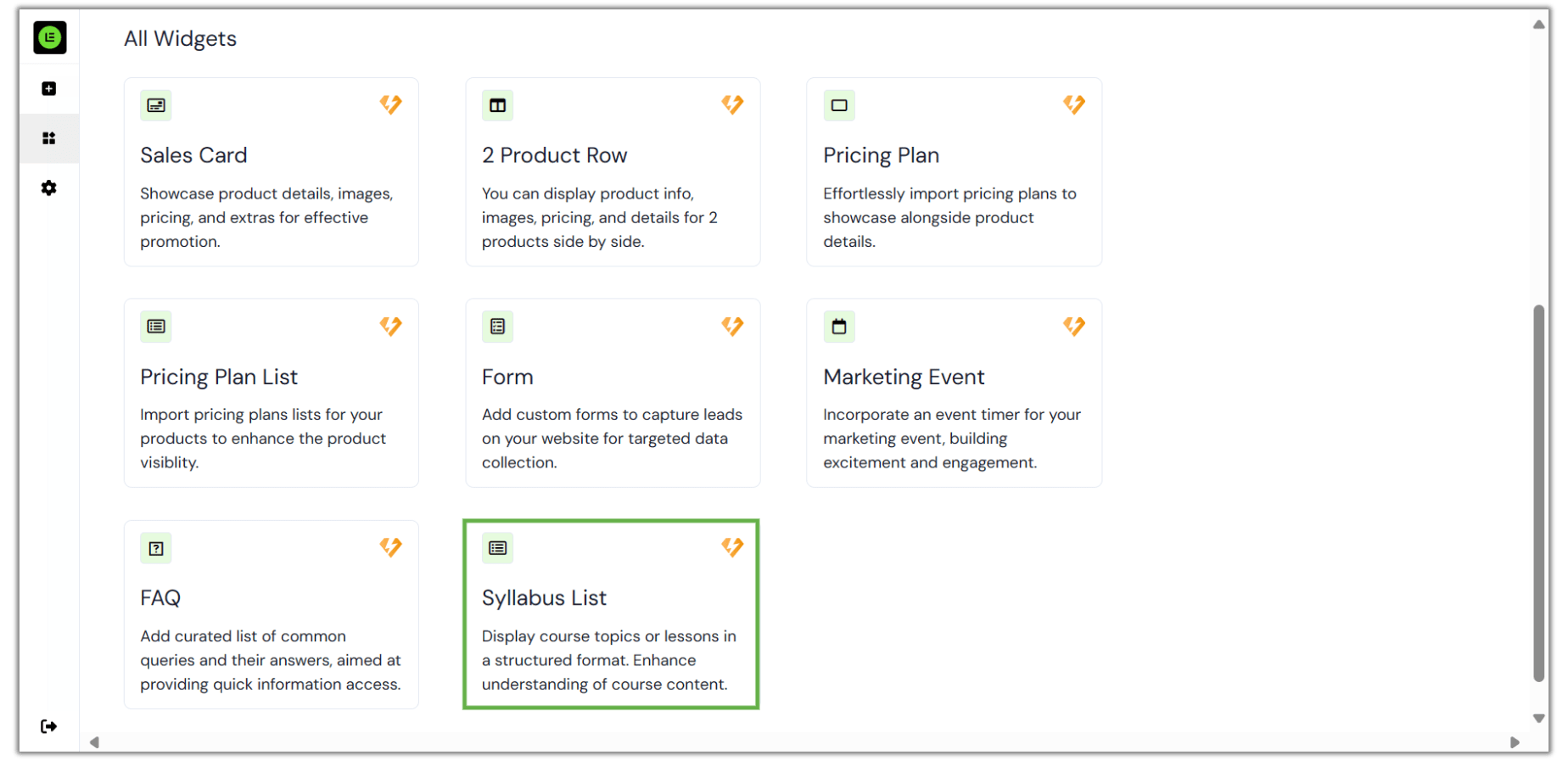 Adding A Syllabus List Widget - Best Nature Arts in HD