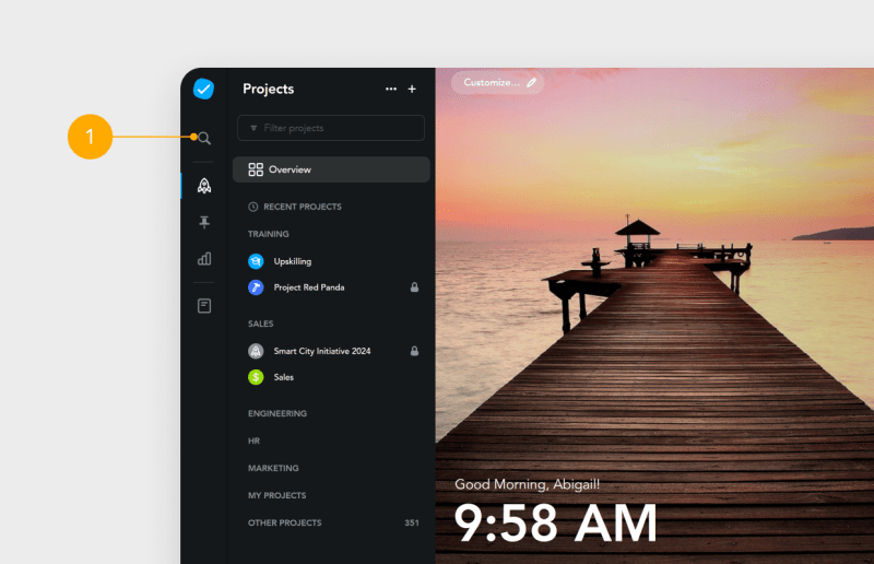 Search For Tasks Or Notes Meistertask - Creative Space Image - Full HD