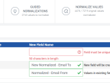 Applying Normalizations Milyli Support