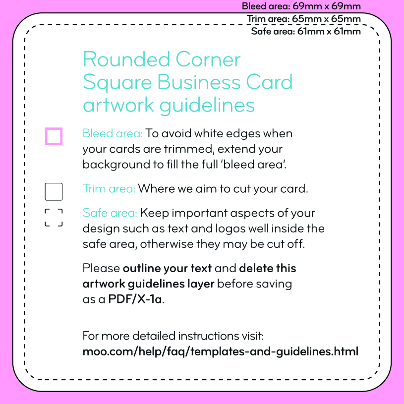 Square Business Card Templates To Download Moo Support