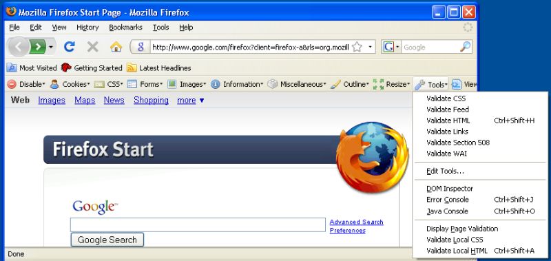 The Web Developer Extension Adds A Toolbar Button To The Browser With - Best Sunset Wallpapers in Ultra HD