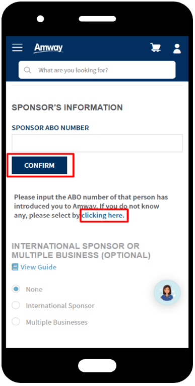 How to register as abo