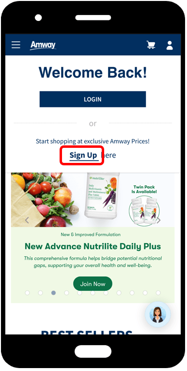 How to register as abo