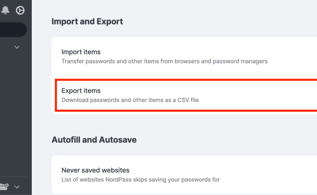 How To Export Passwords From NordPass? – NordPass