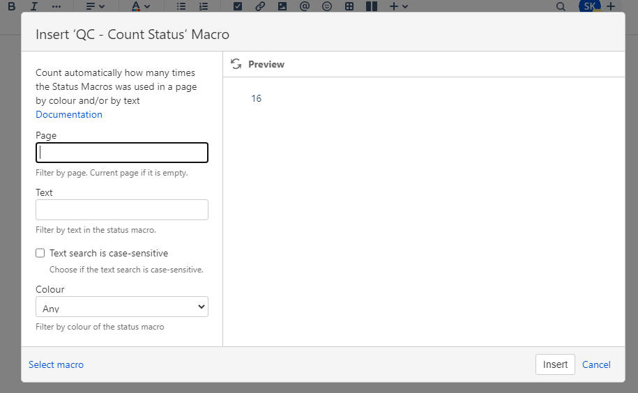 Documentation for QC Status QC Analytics Support