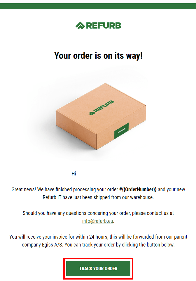 Where can i find a track & trace link so i can follow my order?