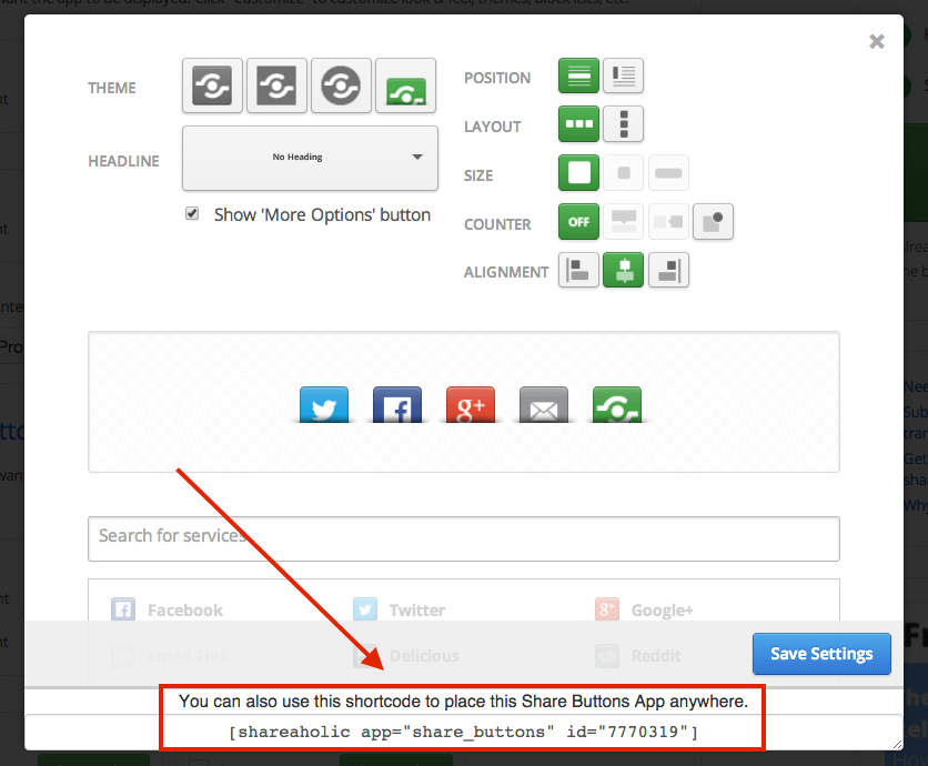 For each position you can customize display settings. Customize Shareaholic Location On Individual Wordpress Pages And Sidebars Shareaholic Helpdesk