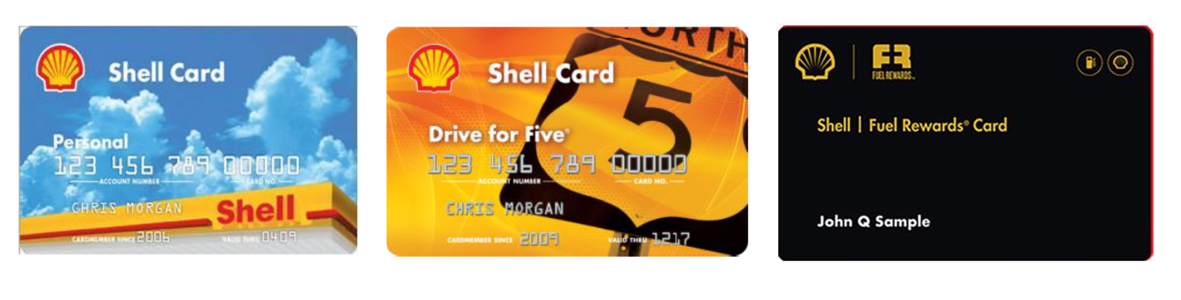 Login shell credit card