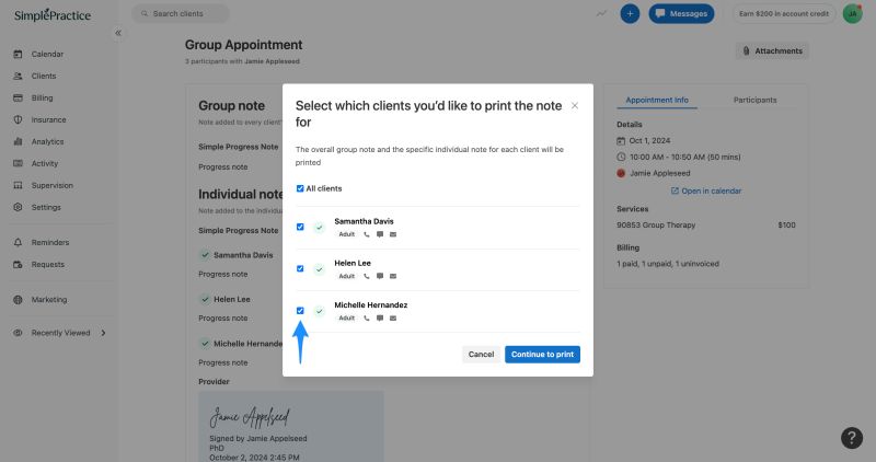 Using Progress Notes For Group Appointments Simplepractice Support - City Wallpaper Collection - 8K Quality